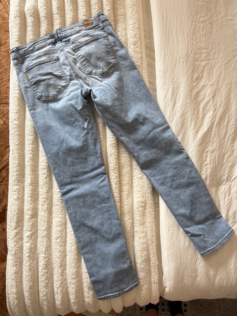 PAIGE Light Blue Skinny Jeans - Picture 5 of 7